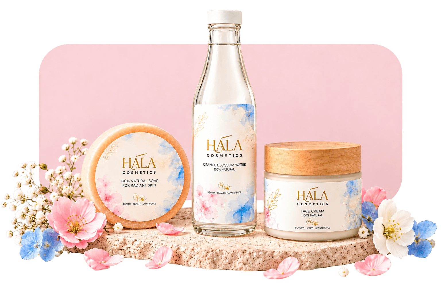 Hala Cosmetics natural skincare